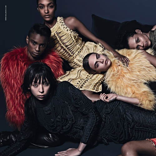 Cara &amp; Jourdan: Οι δύο κολλητές πρωταγωνιστούν στη νέα διαφημιστική καμπάνια του οίκου Balmain